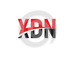 XDN Letter Initial Logo Design Vector Illustration