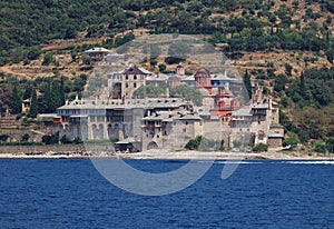 Xenophontos Monastery in Athos Mount, Greece