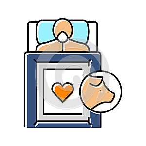 xenotransplantation future technology color icon vector illustration