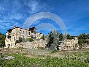 Metohi of Xiropotamou Monastery near Sarti, Greece photo