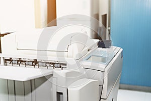 Xerox photocopy machine in the office. photo