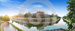 Xi`an ancient city wall and moat, China Shaanxi