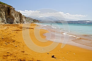 'Xi' beach at Kefalonia island in Greece