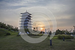 Xi 'an expo garden, changan tower