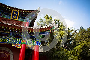 Xi`an Guangren temple Ancient Chinese Architecture