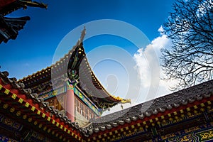 Xi`an Guangren temple Ancient Chinese Architecture