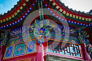 Xi`an Guangren temple Ancient Chinese Architecture