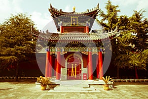 Xi`an Guangren temple Ancient Chinese Architecture Gulou photo