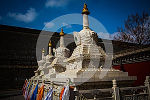 Xi`an Guangren temple Ancient Chinese Architecture photo