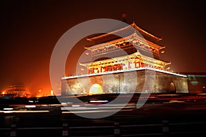 Xian Bell Tower night scenes