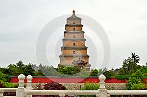 Xian Big Wild Goose Pagoda