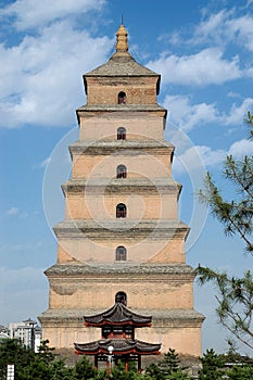 Xian Big Wild Goose Pagoda