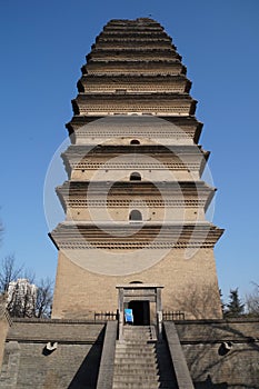 Xian China small wild goose pagoda