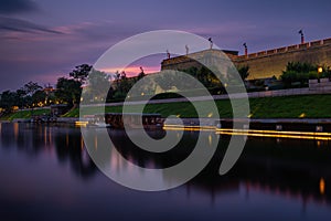 Xian City Walls at Dusk