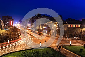 Xian street at night