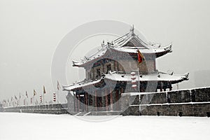 XIAN(XI'AN) CITY WALL SNOW