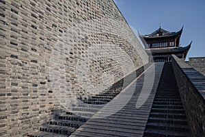 Xiangmen Ancient City Wall in Suzhou, China