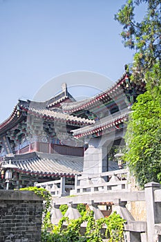 Xiangshan Temple at  Longmen Grottoes Luoyang China