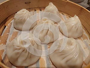 Xiao Lung Bao serving at a Chinese Restaurant in Central Hong Kong