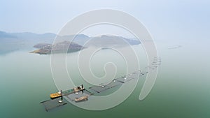 The Xiaolangdi Dam reservoir