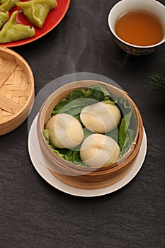 Xiaolongbao is a type of Chinese dim sum commonly eaten in countries in the Greater China region.