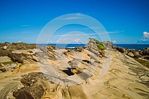 Xiaoyeliu at eastern coast in Taitung, Taiwan