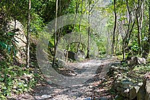 Xiaozhuilu Trail. a famous tourist spot in Taroko National Park, Xiulin, Hualien, Taiwan