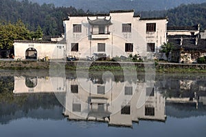 Xidi, a small ancient village in Anhui province in China near the Yellow Mountains.