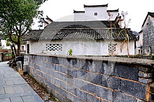 Xidi village walls