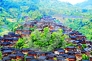 The Xijiang Qianhu Miao village