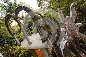 Xilitla ruins in Mexico