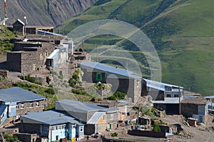 Xinaliq, Azerbaijan, a remote mountain village in the Greater Caucasus range