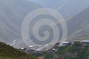 Xinaliq, Azerbaijan, a remote mountain village in the Greater Caucasus range