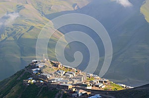 Xinaliq, Azerbaijan, a remote mountain village in the Greater Caucasus range