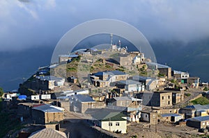 Xinaliq, Azerbaijan, a remote mountain village in the Greater Caucasus range