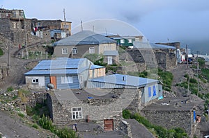 Xinaliq, Azerbaijan, a remote mountain village in the Greater Caucasus range