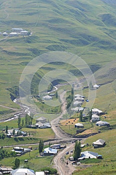 Xinaliq, Azerbaijan, a remote mountain village in the Greater Caucasus range