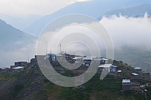 Xinaliq, Azerbaijan, a remote mountain village in the Greater Caucasus range