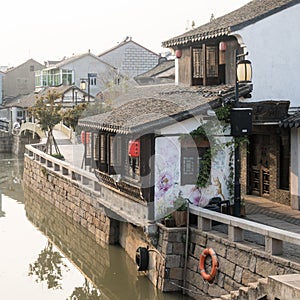 Xinchang Ancient Town in Shanghai, China