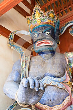 Xingjiao Temple at Shaxi Ancient village. a famous Ancient village of Jianchuan, Yunnan, China.