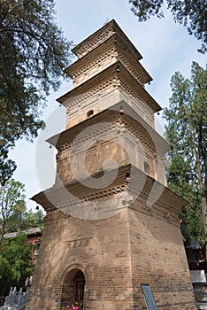 Xingjiao Temple(UNESCO World heritage site). a famous Temple in Xian, Shaanxi, China.
