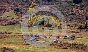 Xinjiang Hemu village scenery