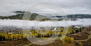 Xinjiang Hemu village scenery