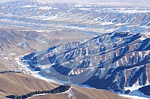 Xinjiang snowfield photo