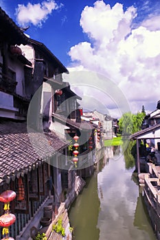 Xitang water Town China buildings