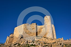 Xivert castle in Alcala de Chivert Castellon