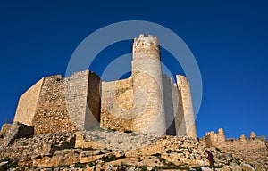 Xivert castle in Alcala de Chivert Castellon