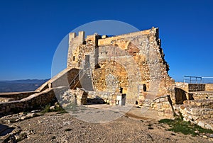 Xivert castle in Alcala de Chivert Castellon