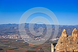 Xivert castle in Alcala de Chivert Castellon