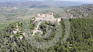 Xivert castle in Alcala de Chivert of Castellon Templarios of Spain